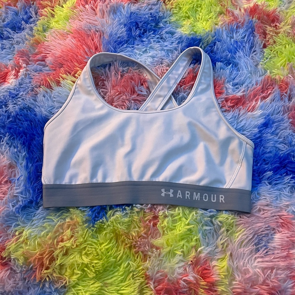 White under armor bra hardly worn! Size xl